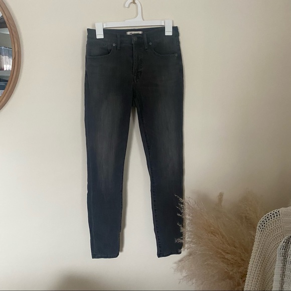Madewell Denim - Madewell 9” high rise black skinny jeans